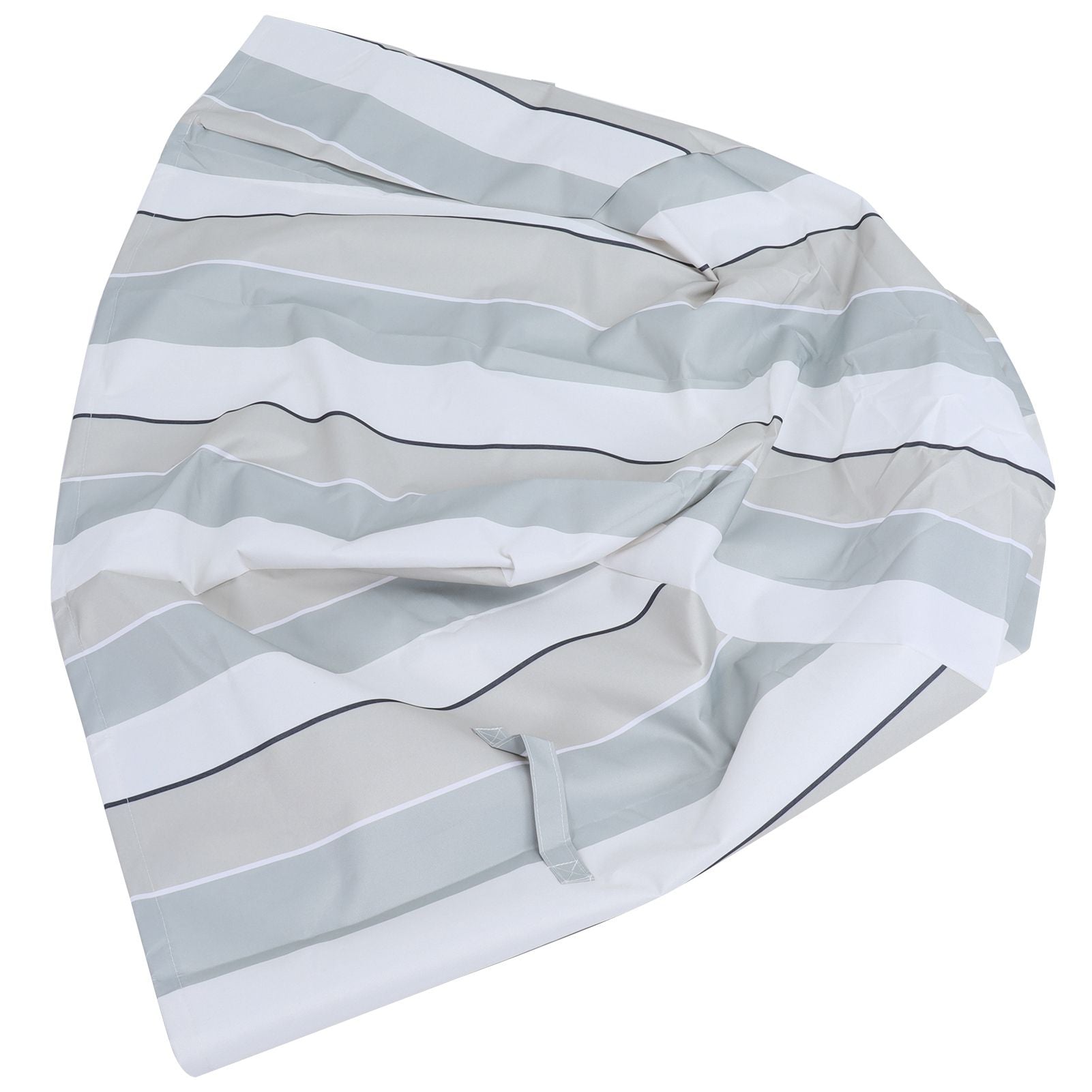 Water Resistant Chair Cover Indoor Outdoor Garden Patio Furniture Dust Cover ProtectorStripe 68.5x76x51x106.5cm