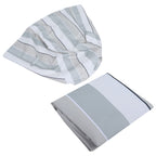Water Resistant Chair Cover Indoor Outdoor Garden Patio Furniture Dust Cover ProtectorStripe 85x94x68.5x91.5cm