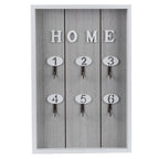 WallMounted Key Rack Wooden Key Organizer Hanger Decorative Key Hanging Holder Decor(C )