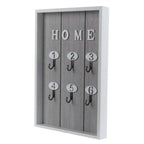 WallMounted Key Rack Wooden Key Organizer Hanger Decorative Key Hanging Holder Decor(C )