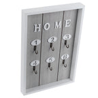 WallMounted Key Rack Wooden Key Organizer Hanger Decorative Key Hanging Holder Decor(C )