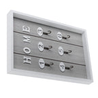 WallMounted Key Rack Wooden Key Organizer Hanger Decorative Key Hanging Holder Decor(C )