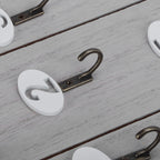 WallMounted Key Rack Wooden Key Organizer Hanger Decorative Key Hanging Holder Decor(C )