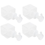4PCS 250ml Clear Plastic Pump Bottles Foaming Soap Dispenser Refillable Foam Bottle Travel Use