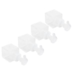 4PCS 250ml Clear Plastic Pump Bottles Foaming Soap Dispenser Refillable Foam Bottle Travel Use