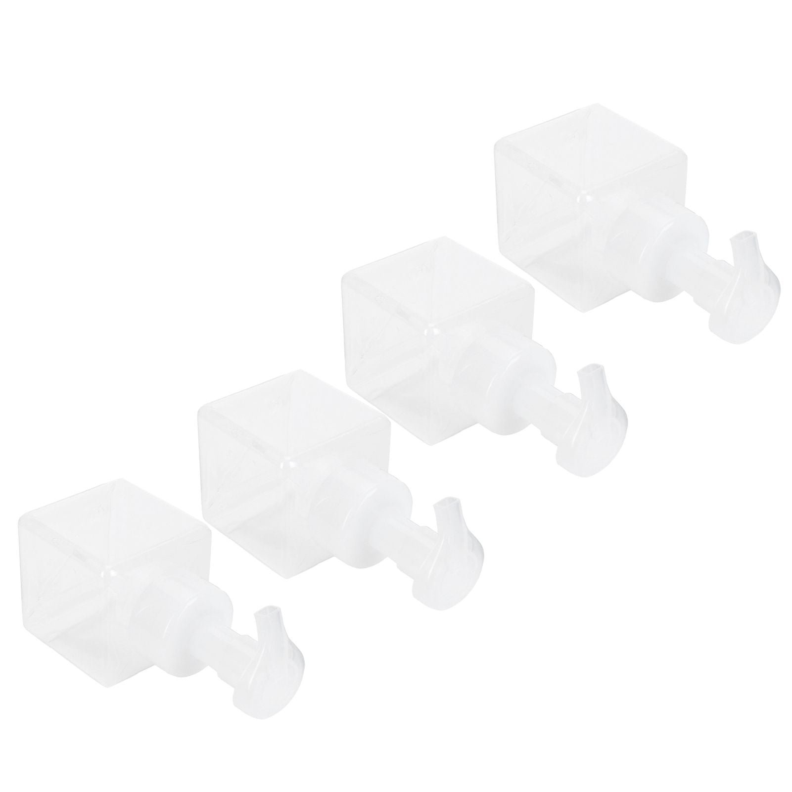 4PCS 250ml Clear Plastic Pump Bottles Foaming Soap Dispenser Refillable Foam Bottle Travel Use