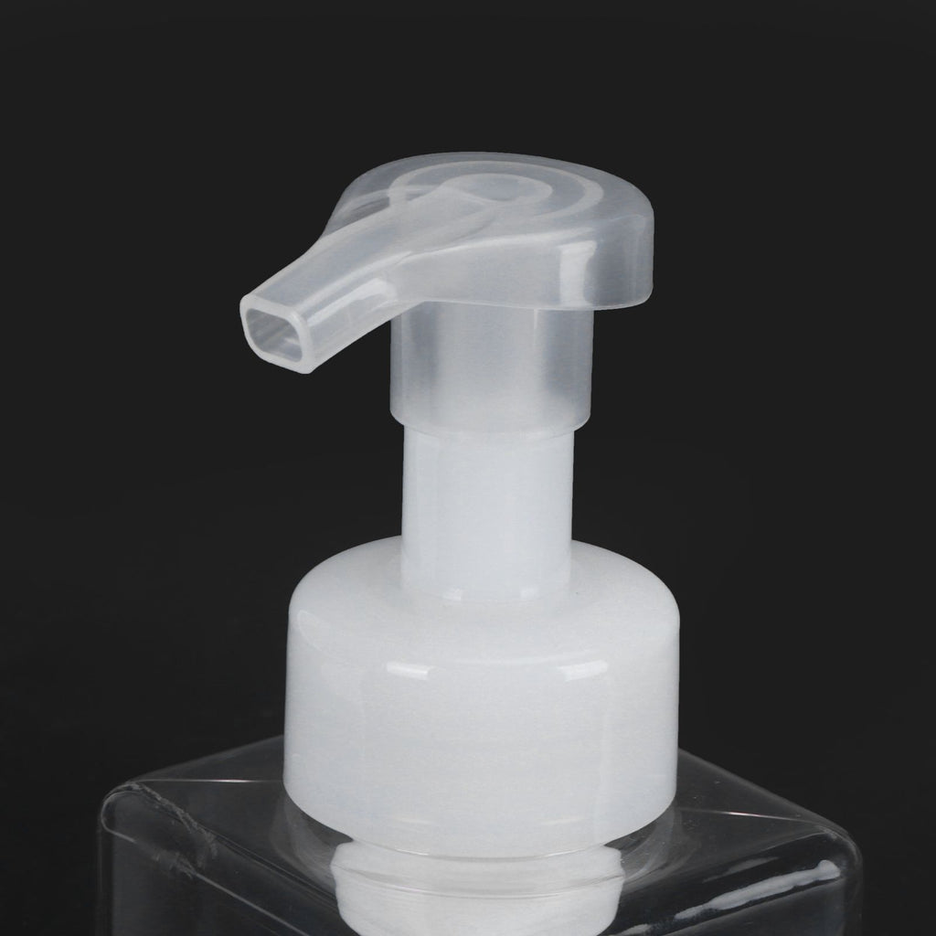 4PCS 250ml Clear Plastic Pump Bottles Foaming Soap Dispenser Refillable Foam Bottle Travel Use