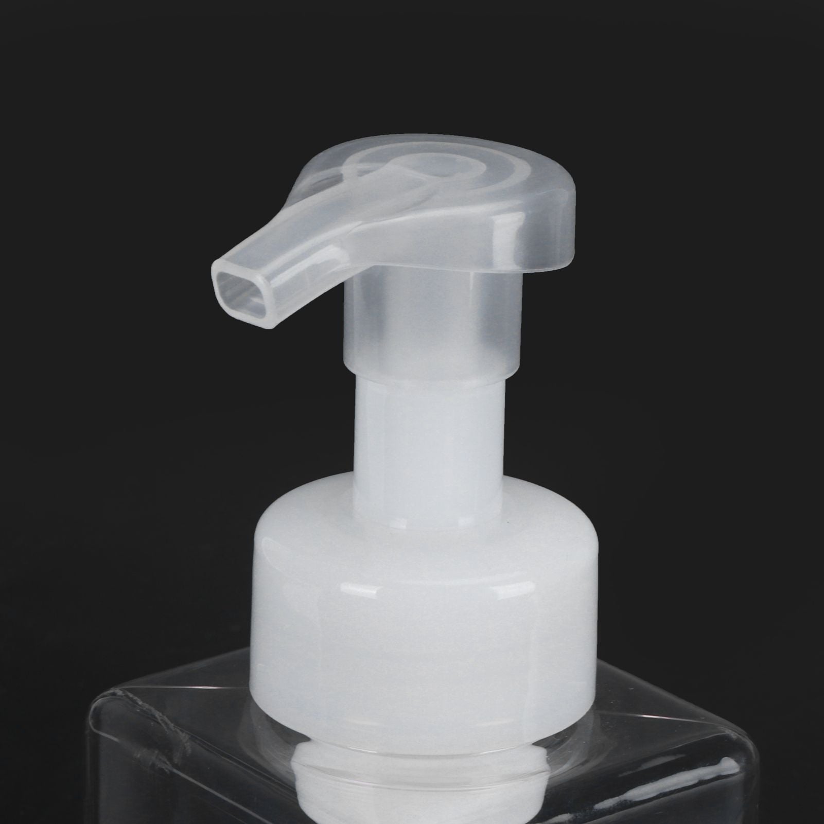 4PCS 250ml Clear Plastic Pump Bottles Foaming Soap Dispenser Refillable Foam Bottle Travel Use
