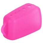 Silicone Toothbrush Head Cover Electric Toothbrush Protective Cap for Home Travel CampingRose Red