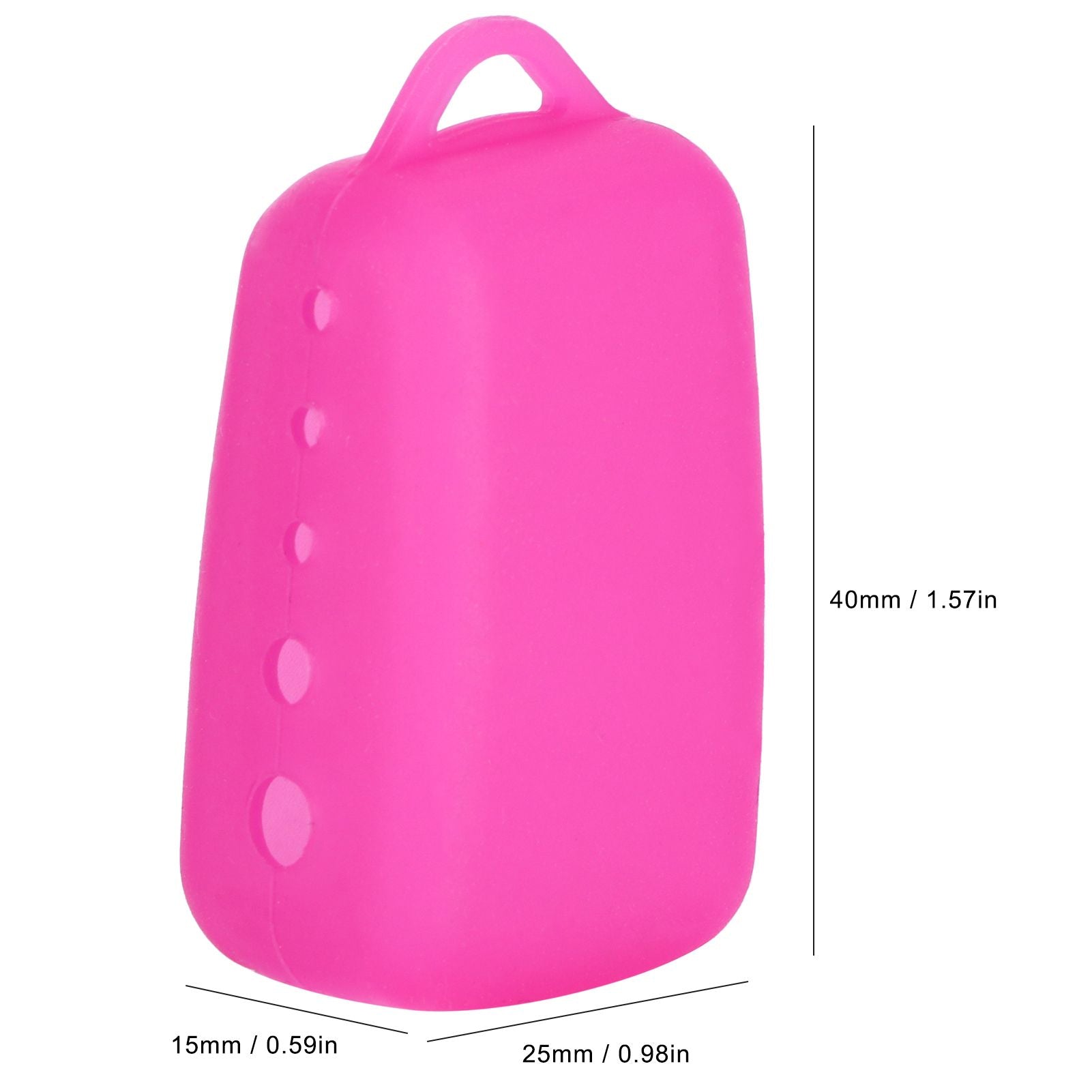 Silicone Toothbrush Head Cover Electric Toothbrush Protective Cap for Home Travel CampingRose Red