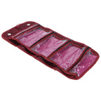 Fashion Travel Cosmetic Bag Multifunctional Makeup Storage Organizer for Storing CosmeticsRed