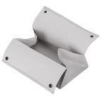 PU Leather Originality Tissue Box Desktop Tissue Organizer for Bedroom Living RoomGray