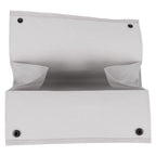 PU Leather Originality Tissue Box Desktop Tissue Organizer for Bedroom Living RoomGray