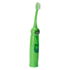 Children Electric Toothbrush Cartoon Pattern Waterproof Teeth Cleaning Brush Gift for KidsGreen