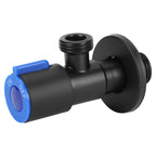 G1/2 Thread Angle Valve Stainless Steel Water Stop Valve for Bathroom Toilet SuppliesSingle Cold