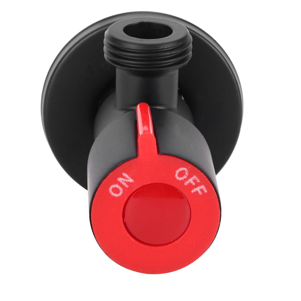 G1/2 Thread Angle Valve Stainless Steel Water Stop Valve for Bathroom Toilet SuppliesSingle Hot