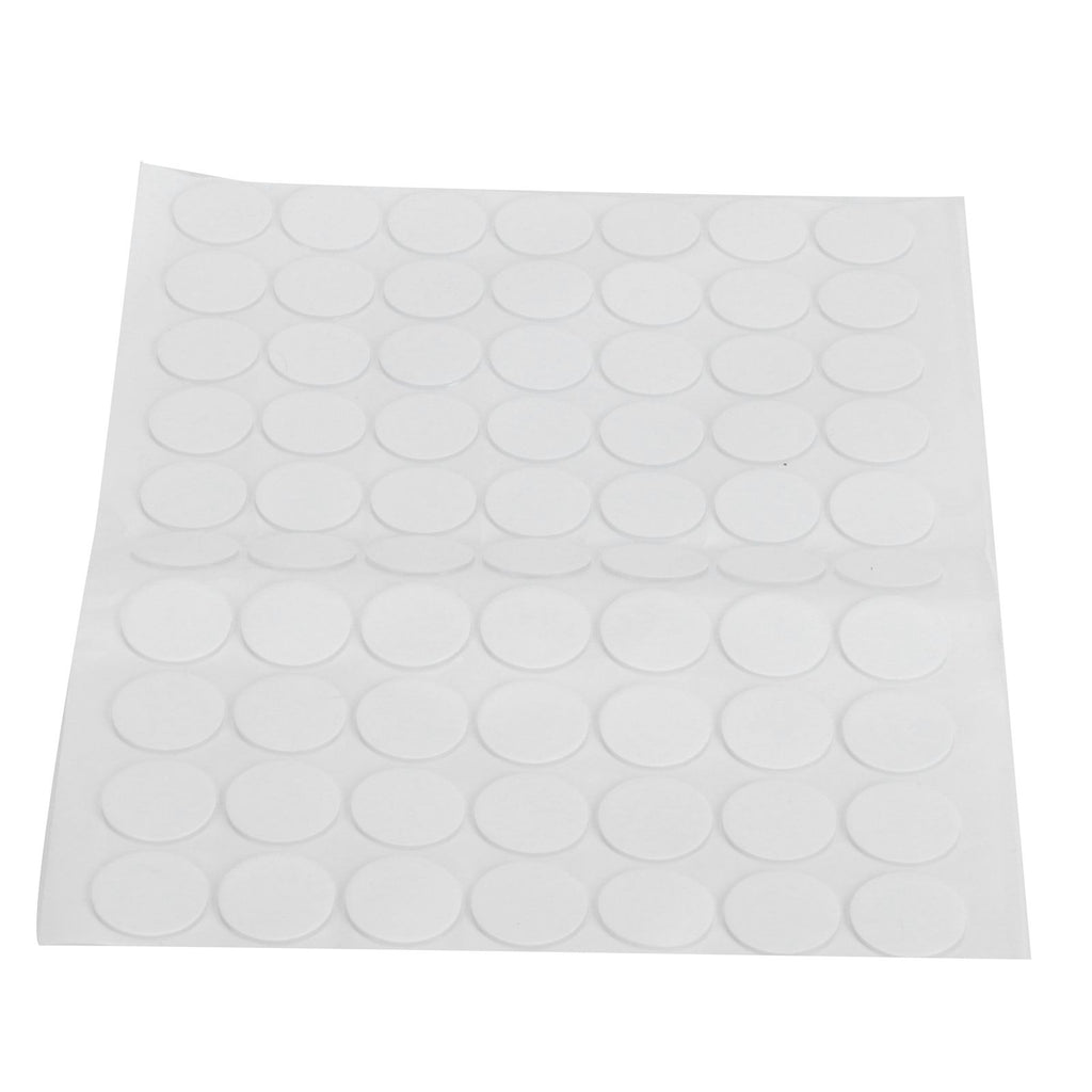 70Pcs Round Sticker Acrylic Acid Transparent Double Sided Adhesive Tape for Fixation