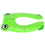 Folding Potty Seat Pad Portable Baby Toddler Toilet Training Seat Non Slip Pad for Travel(Green )