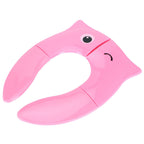 Folding Potty Seat Pad Portable Baby Toddler Toilet Training Seat Non Slip Pad for Travel(Pink )