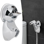 ABS Shower Head Holder Suction Cup Handheld Showerhead Bracket Adjustable for Bathroom