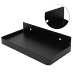 Bathroom Phone Holder Wall Mounted Thick Phone Storage Shelf Toilet Accessory 185x90mmBlack