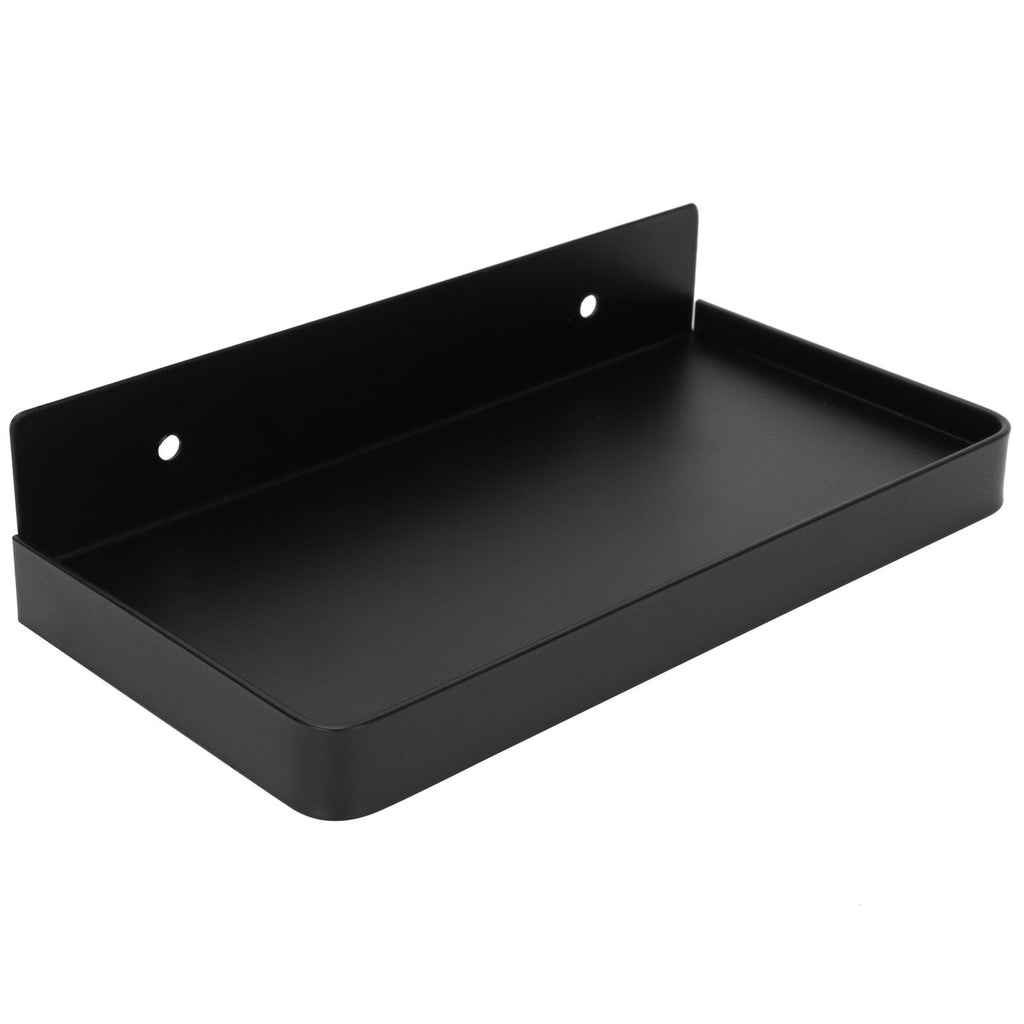 Bathroom Phone Holder Wall Mounted Thick Phone Storage Shelf Toilet Accessory 185x90mmBlack
