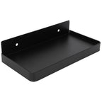 Bathroom Phone Holder Wall Mounted Thick Phone Storage Shelf Toilet Accessory 185x90mmBlack
