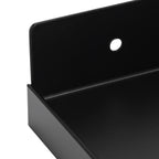 Bathroom Phone Holder Wall Mounted Thick Phone Storage Shelf Toilet Accessory 185x90mmBlack