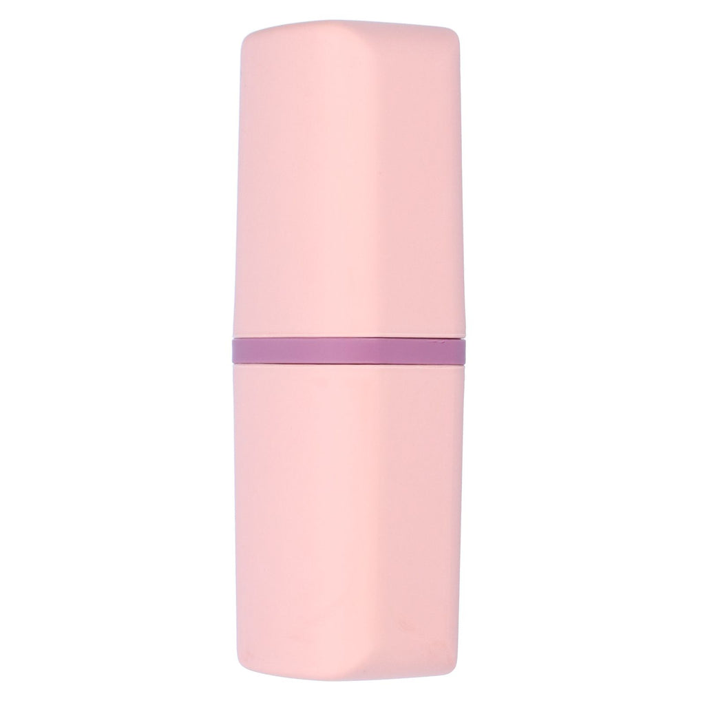 Portable Toothbrush Holder Toothbrush Storage Box Toothpaste Box for Indoor Outdoor Camping TravelPink