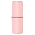 Portable Toothbrush Holder Toothbrush Storage Box Toothpaste Box for Indoor Outdoor Camping TravelPink