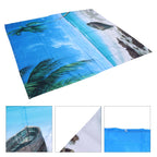 Shower Curtain Set with Hanging Rings No‑Punching Bath Curtain Bathroom Accessory180x180cm