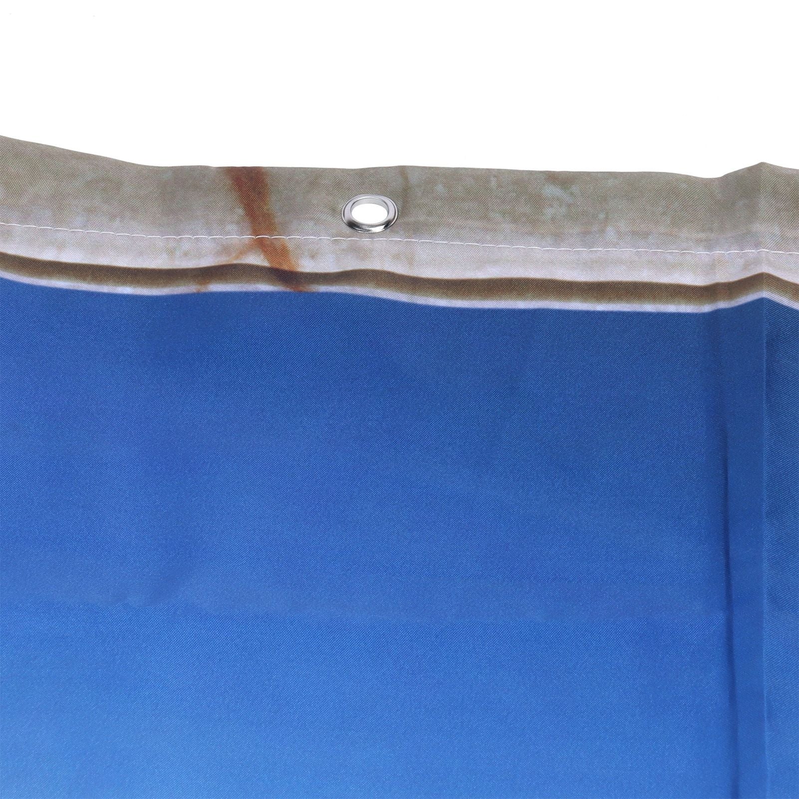 Waterproof Shower Bath Curtain Free Punch with Hooks for Home Bathroom Decoration180x180 cm