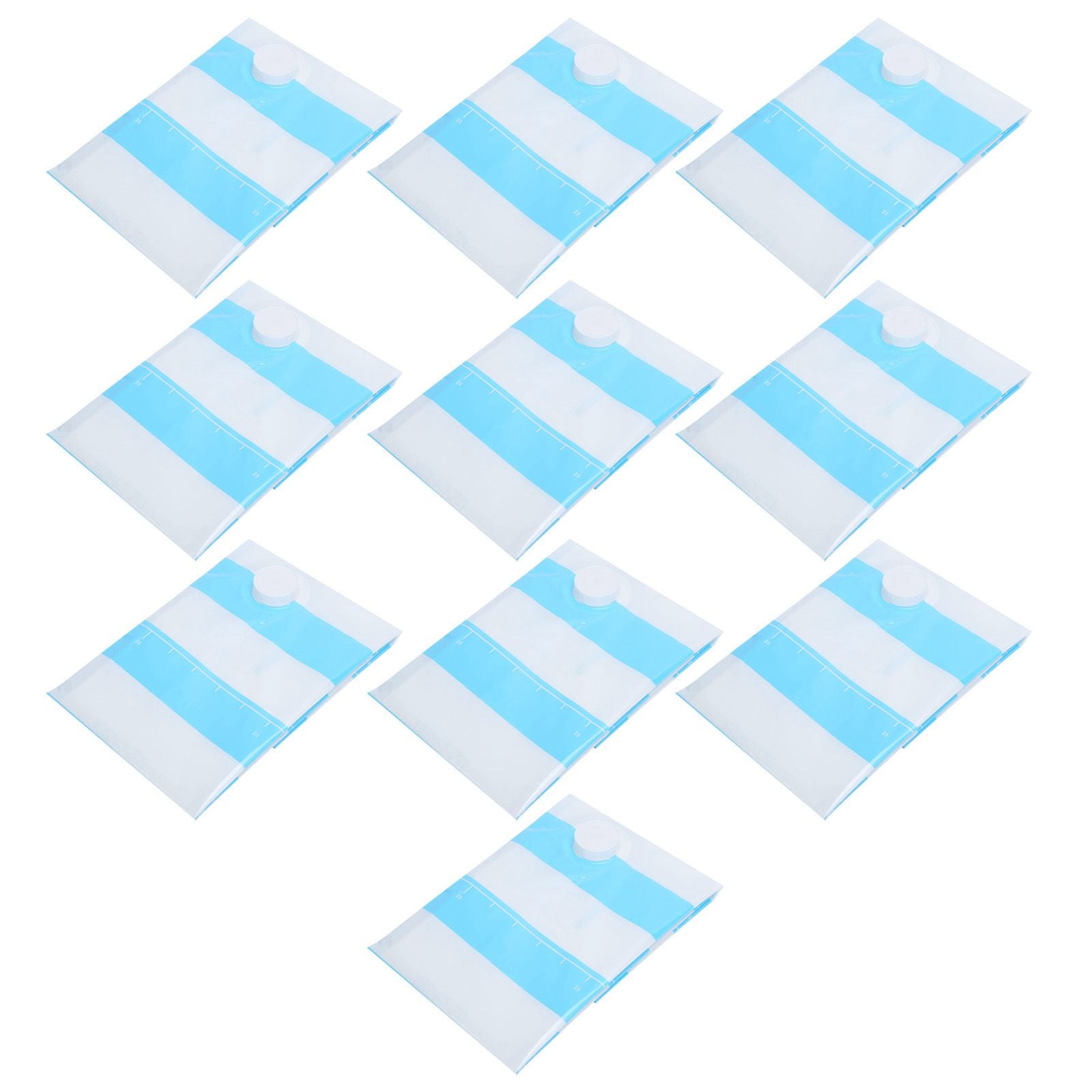 10Pcs/Set 12C Vacuum Storage Bag Space Saving Compressed Bag with 3.5cm Thread Air Inlet