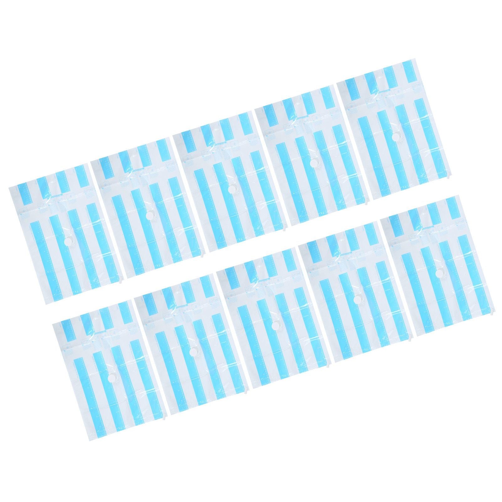 10Pcs/Set 12C Vacuum Storage Bag Space Saving Compressed Bag with 3.5cm Thread Air Inlet