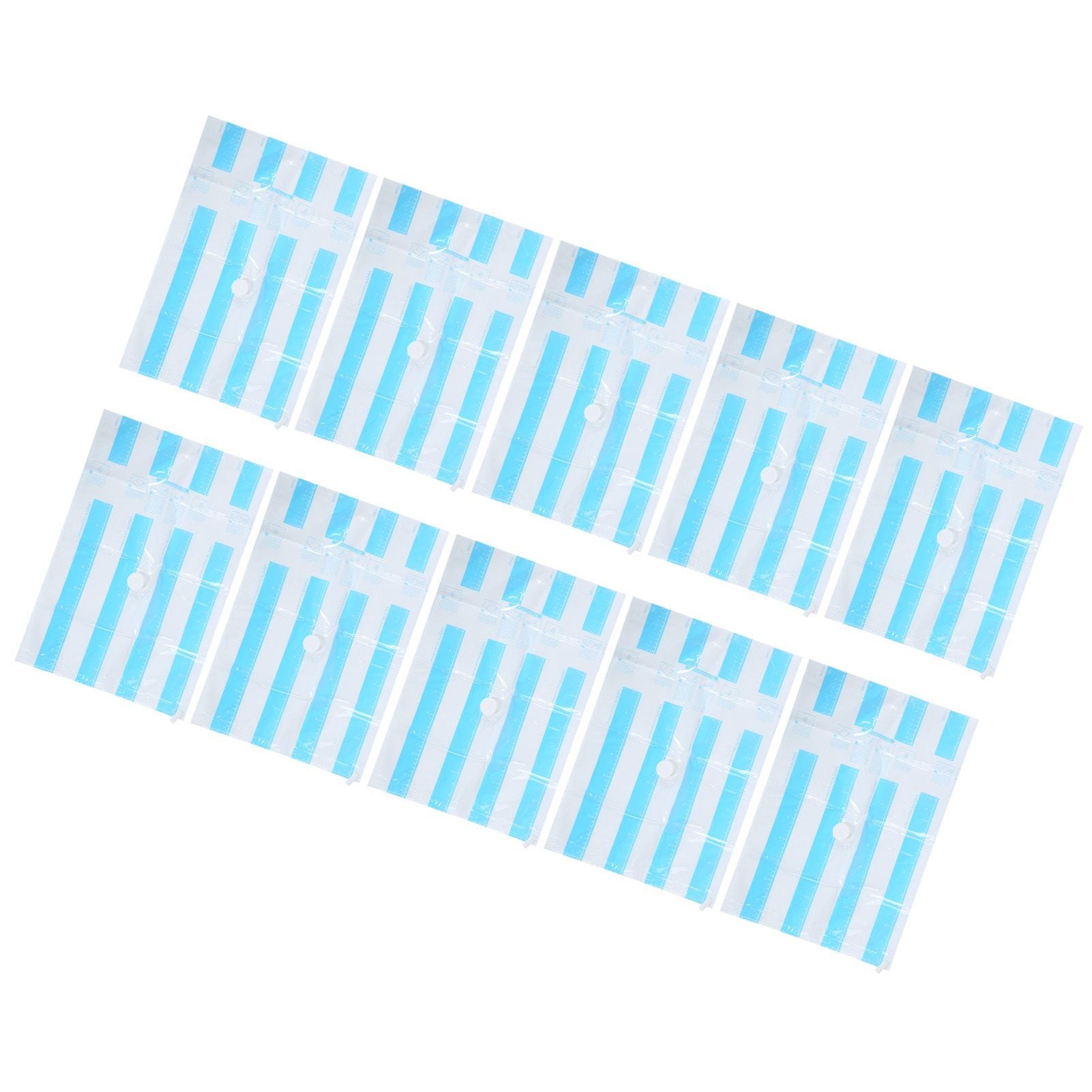 10Pcs/Set 12C Vacuum Storage Bag Space Saving Compressed Bag with 3.5cm Thread Air Inlet