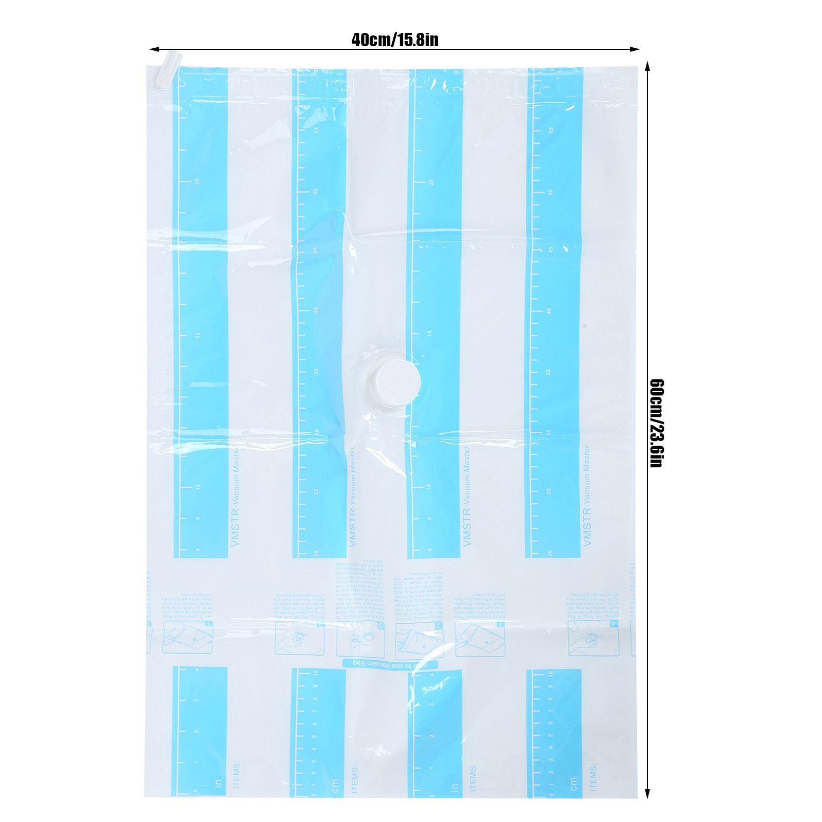 10Pcs/Set 12C Vacuum Storage Bag Space Saving Compressed Bag with 3.5cm Thread Air Inlet