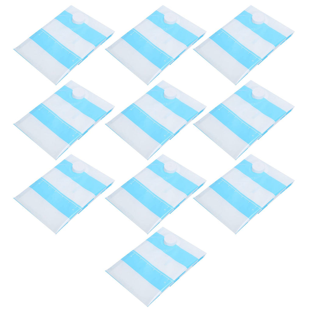 10Pcs/Set 12C Vacuum Storage Bag Space Saving Compressed Bag with 3.5cm Thread Air Inlet 70 x 100 cm
