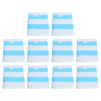 10Pcs/Set 12C Vacuum Storage Bag Space Saving Compressed Bag with 3.5cm Thread Air Inlet 70 x 100 cm