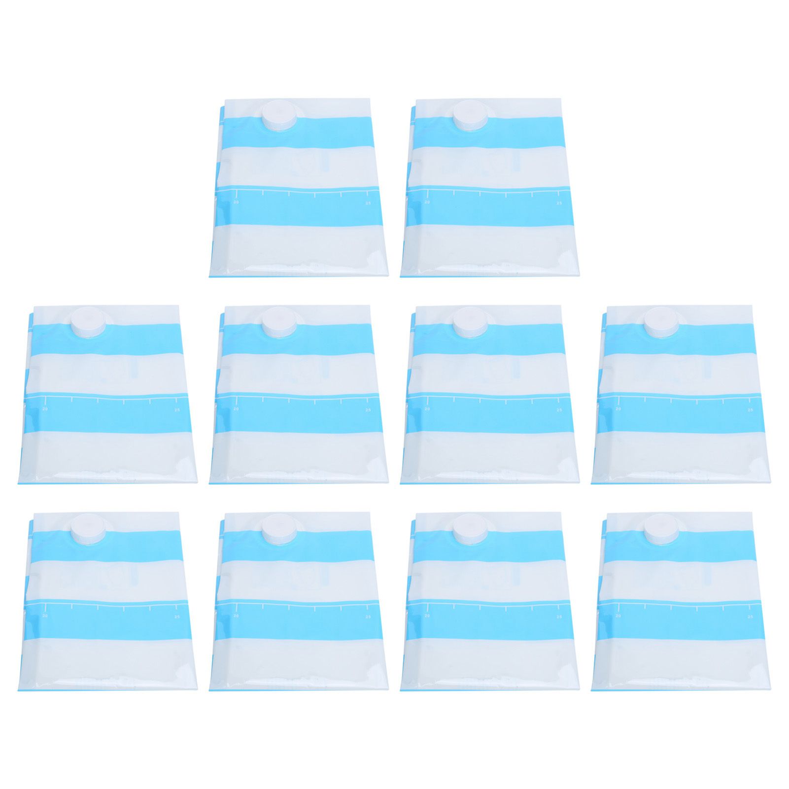 10Pcs/Set 12C Vacuum Storage Bag Space Saving Compressed Bag with 3.5cm Thread Air Inlet 80 x 60 cm