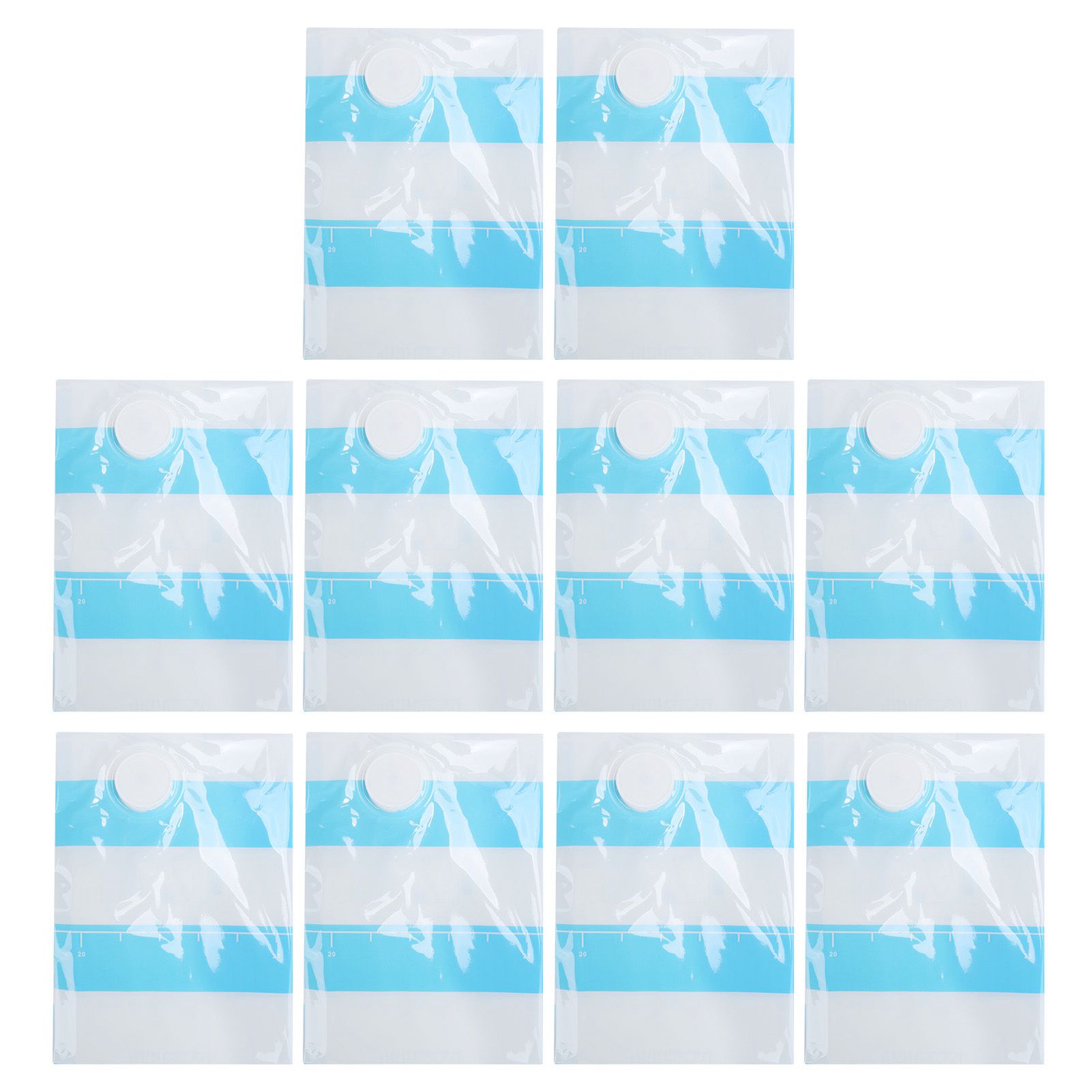 10Pcs/Set 12C Vacuum Storage Bag Space Saving Compressed Bag with 3.5cm Thread Air Inlet 100 x 80 cm