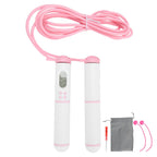 Skipping Rope Electronic Counting Jumping Rope Sports Exercise Fitness EquipmentWhite+Pink