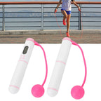 Skipping Rope Electronic Counting Jumping Rope Sports Exercise Fitness EquipmentWhite+Pink