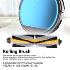 Practical Sweeper Rolling Main Brush Replacement Parts for Proscenic VSLAM-811GB VSLAM-911SE