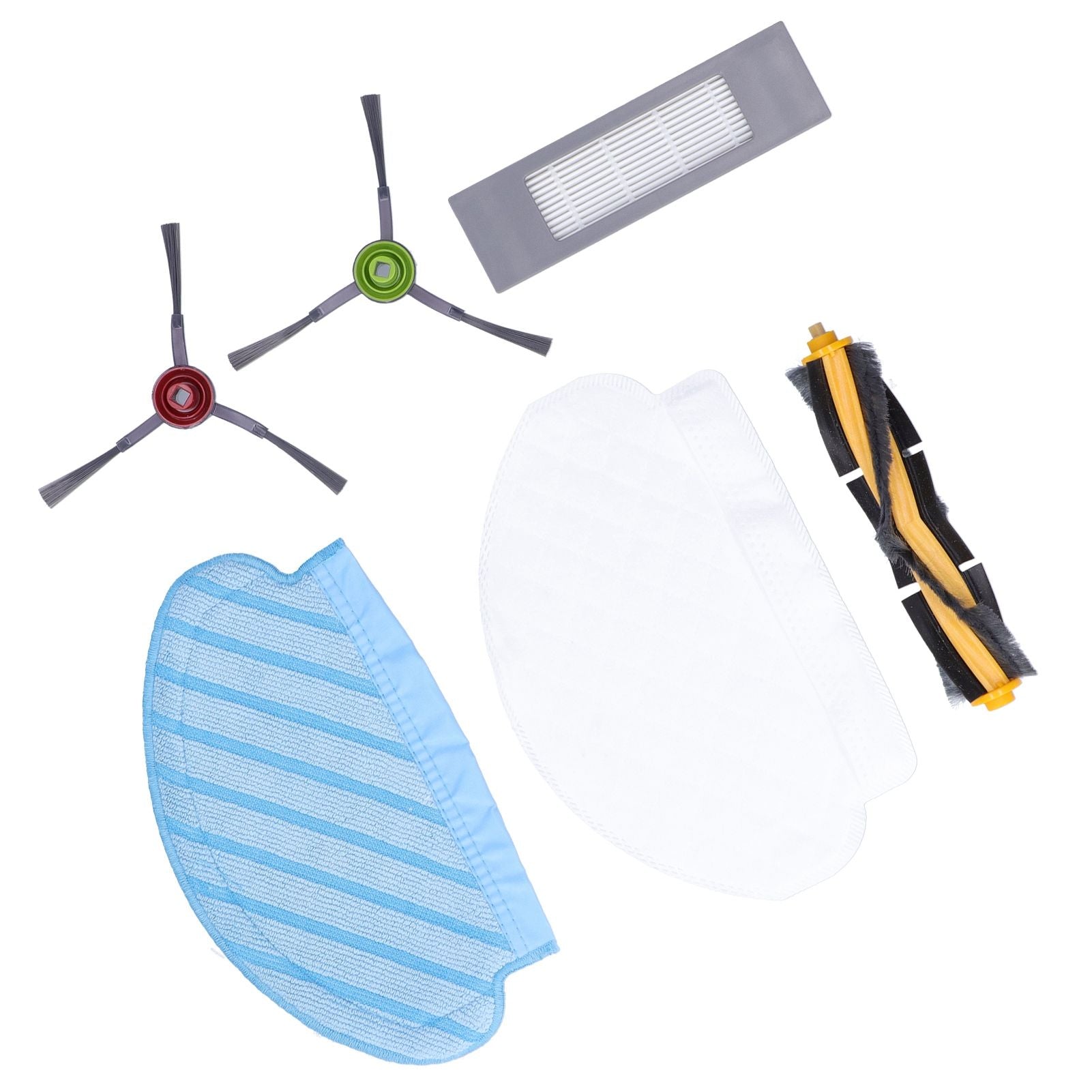 Main Side Brush Filter Washable Rag Disposable Rag Kit Fit for DEEBOT OZMO 950 920 Sweeper