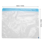 2Pcs Vacuum Storage Bag Space Saving Compressed Sealed Travel Bag with 3.5cm Thread Air InletM:32x26CM