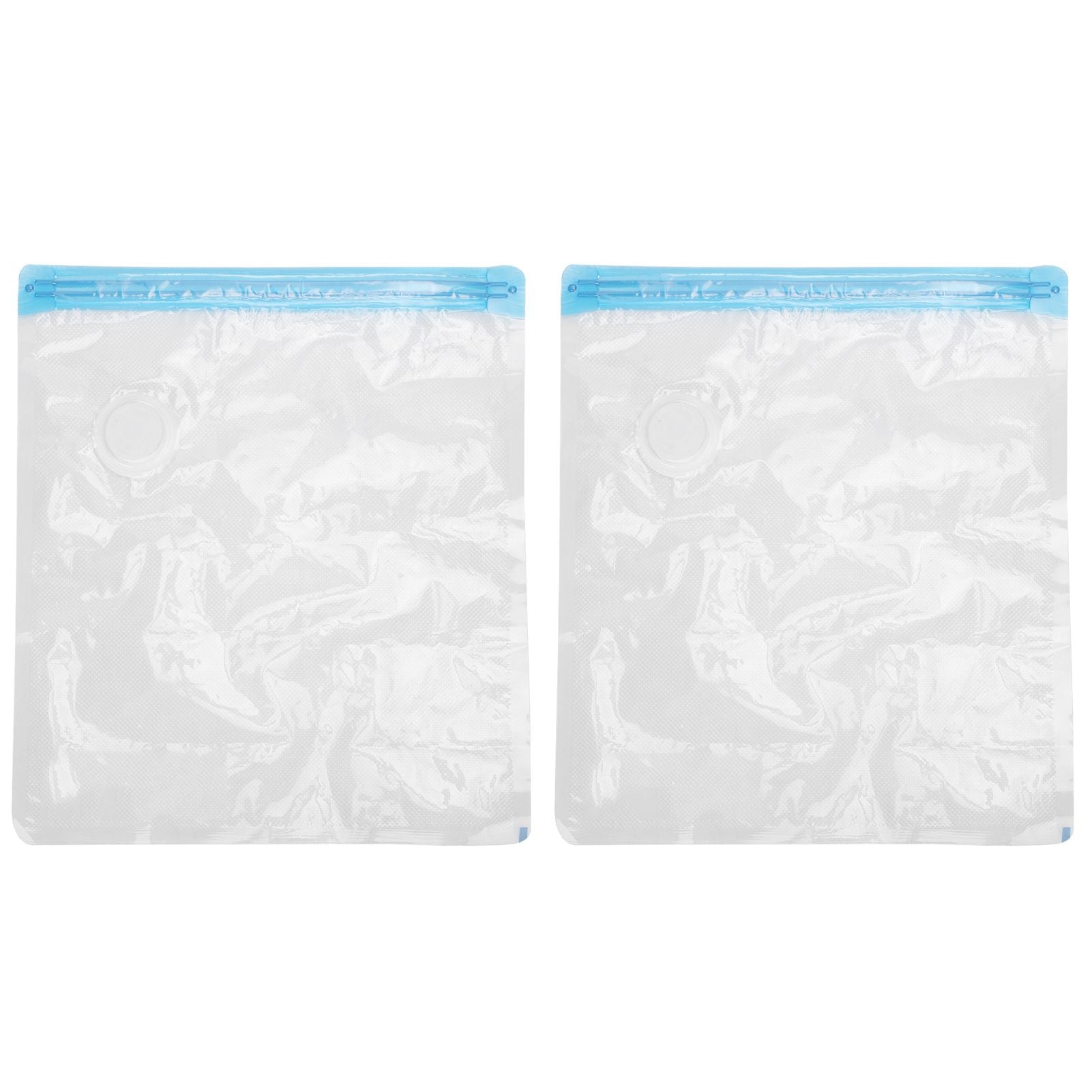 2Pcs Vacuum Storage Bag Space Saving Compressed Sealed Travel Bag with 3.5cm Thread Air InletL:36x32CM