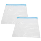 2Pcs Vacuum Storage Bag Space Saving Compressed Sealed Travel Bag with 3.5cm Thread Air InletL:36x32CM