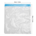 2Pcs Vacuum Storage Bag Space Saving Compressed Sealed Travel Bag with 3.5cm Thread Air InletL:36x32CM
