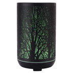 300ml Air Humidifier 2 in 1 Ambient Night Light Aroma Aromatherapy Diffuser Black 100‑240VAU Plug