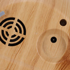 400ml Light Wood Grain Air Diffuser Electric Aroma Humidifier with Ambient Night Lamp 100‑240VAU Plug